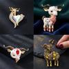 Unique Rhinestone Goat Brooch Scratch-resistant Alloy Animal Sheep Pin for Women Men Formal Wear Decoration Gift
