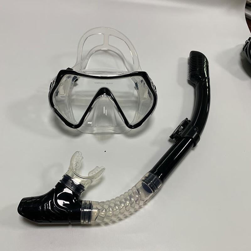 YBLKJ Large Frame Snorkeling Set with HD Mask & Snorkel