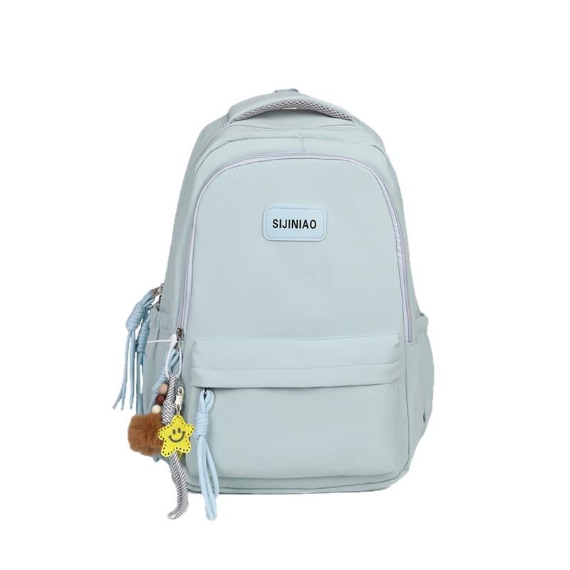 Schoolbag Wholesale Korean Version of Female Ins Mori High Value Simple Fashion Versatile Schoolbag Junior High School Student Backpack