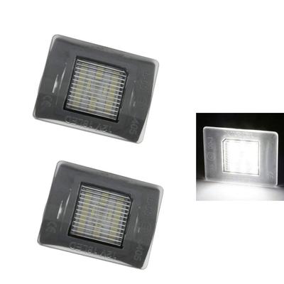 2 LED License Lamp License Lamp 18SMD [Reference Compatible Models - For Benz W117