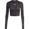 Stella McCartney Long Sleeve Crop Printed T-Shirt Women Tops JW4567