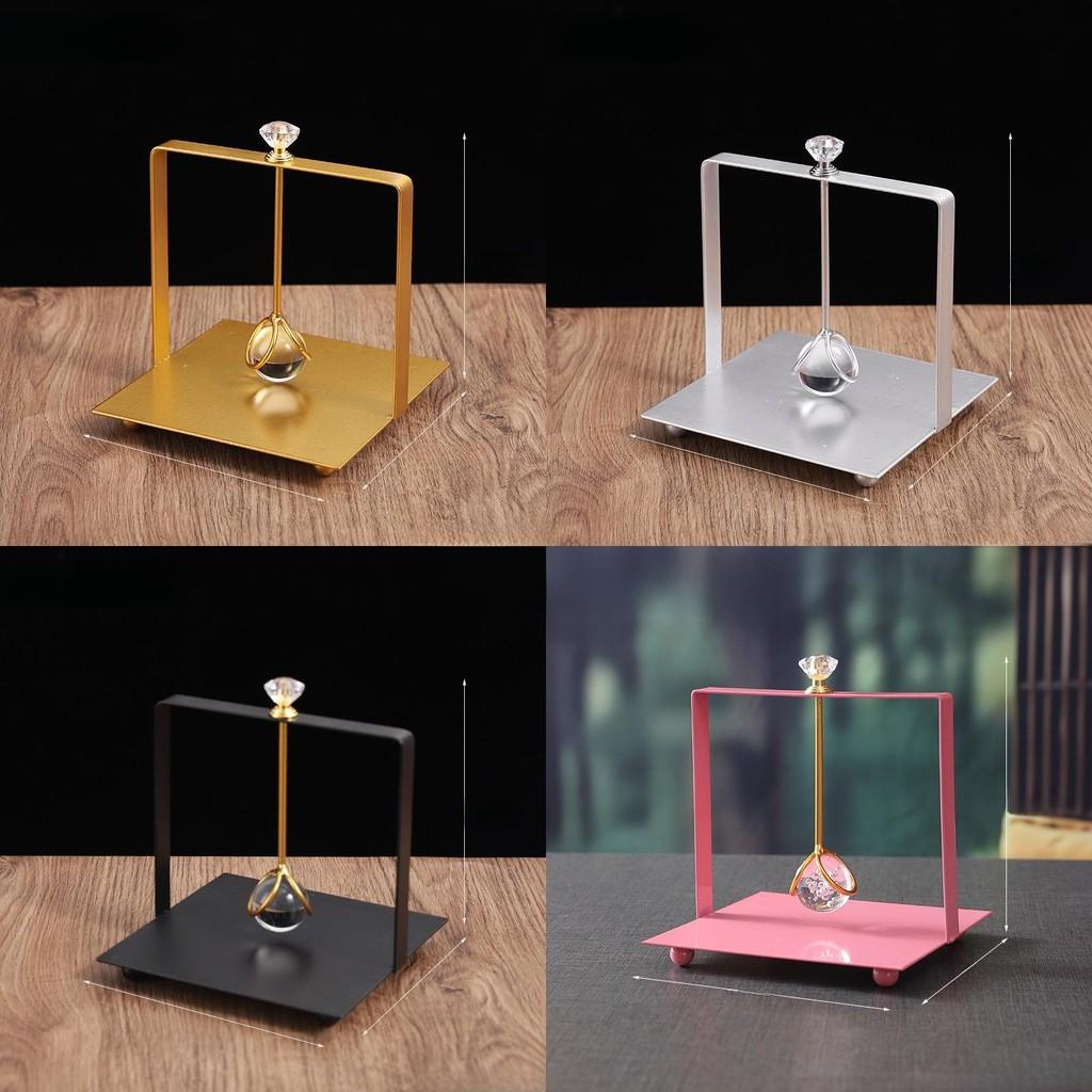 Sleek Metal Tissue Box Stand For Dining Table Home Office Accessory Decoration