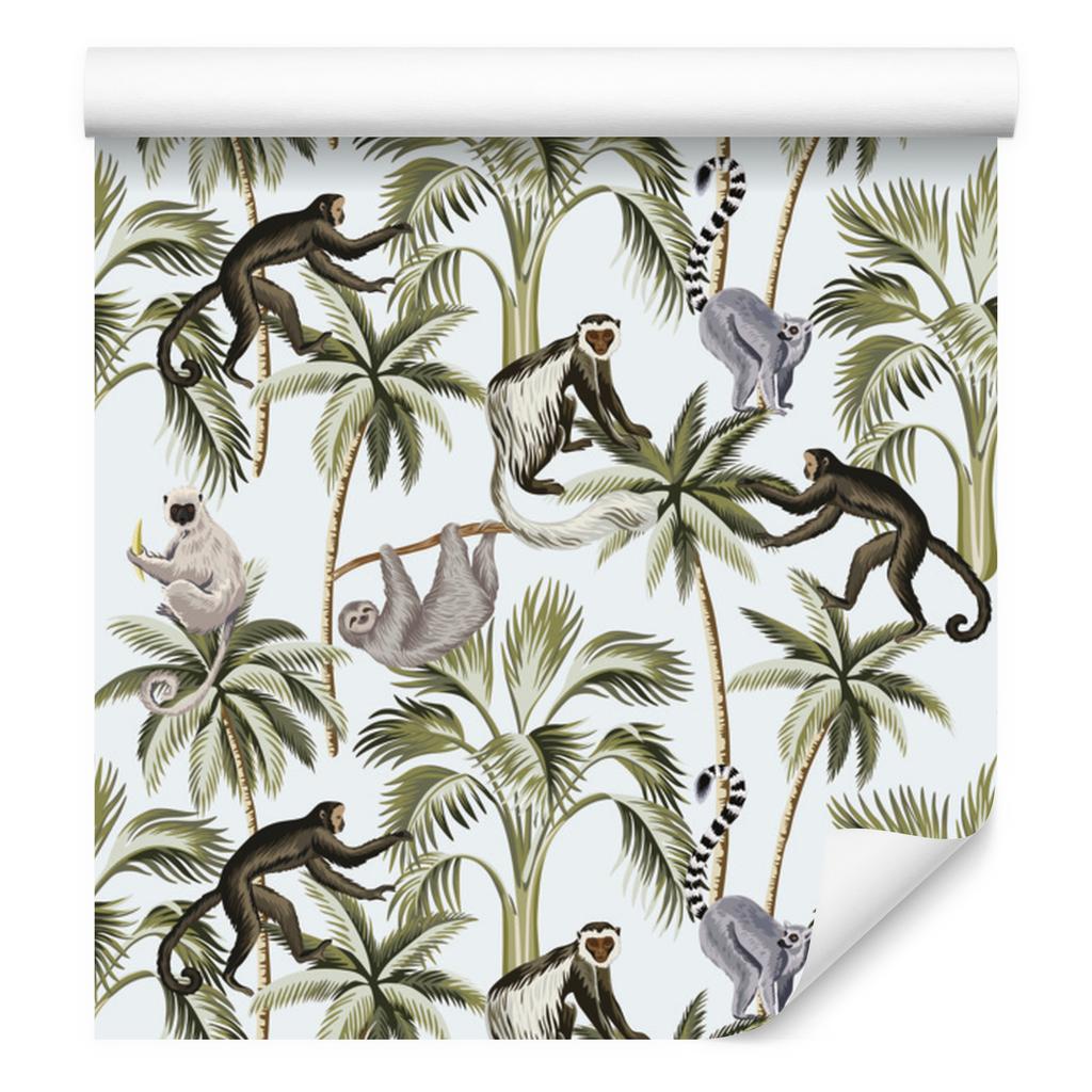 Wild Animals and Trees Wallpaper for Living Room and Bedroom 50x1000