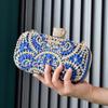 Borsa a Mano Argentata Lusso Donna Borsa alla Moda Cristallo Matrimonio Sposa Signora Diamante Telefoni Cellulari Portafogli Donna Borsa a Spalla
