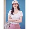 Basic House Women's Slim Fit Round Neck T-shirt