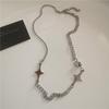 Punk Rock Vintage Star Pendant Chain Necklace For Men Women Charm Hip Hop 90s Y2K Grunge Goth Aesthetic Trendy EMO Accessories