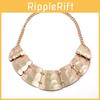 Euro Style Metal Necklace With Link Chain And Vintage Look For Fashion Lovers