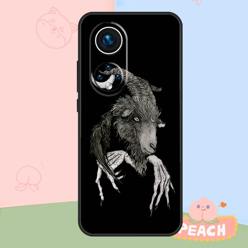 Satanic Scary Skull Case For Honor Magic 8 6 7 Pro Honor 400 200 70 90 Lite X8b X8c X9a X9b X9c X9d Win RT Cover