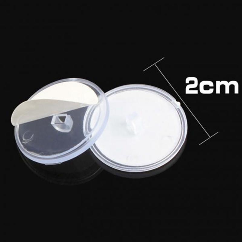 30 Stück Deckenhaken, stark, spurlos, kleine Scheibenhaken, transparent, 2 cm, Saughaken, Heimaufbewahrung, dekorative Posteraufhängung, selbstklebender Haken