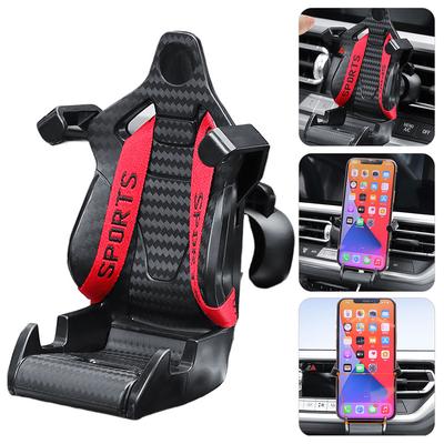 Racing Seat Design Car Phone Holder Mount Stand Anti Shaking Mobile Cell Phone Support Car Smartphone Bracket for iPhone Samsung