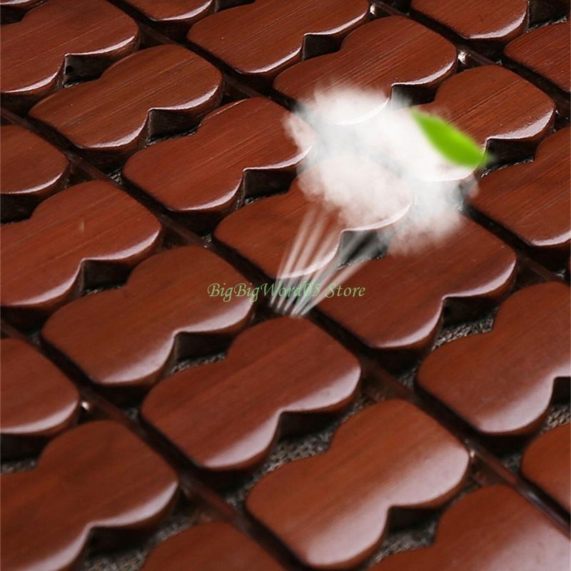 24TE Bamboos Seats Cover Bamboos Seats Mats for Breathable Comfortable in Offices Car