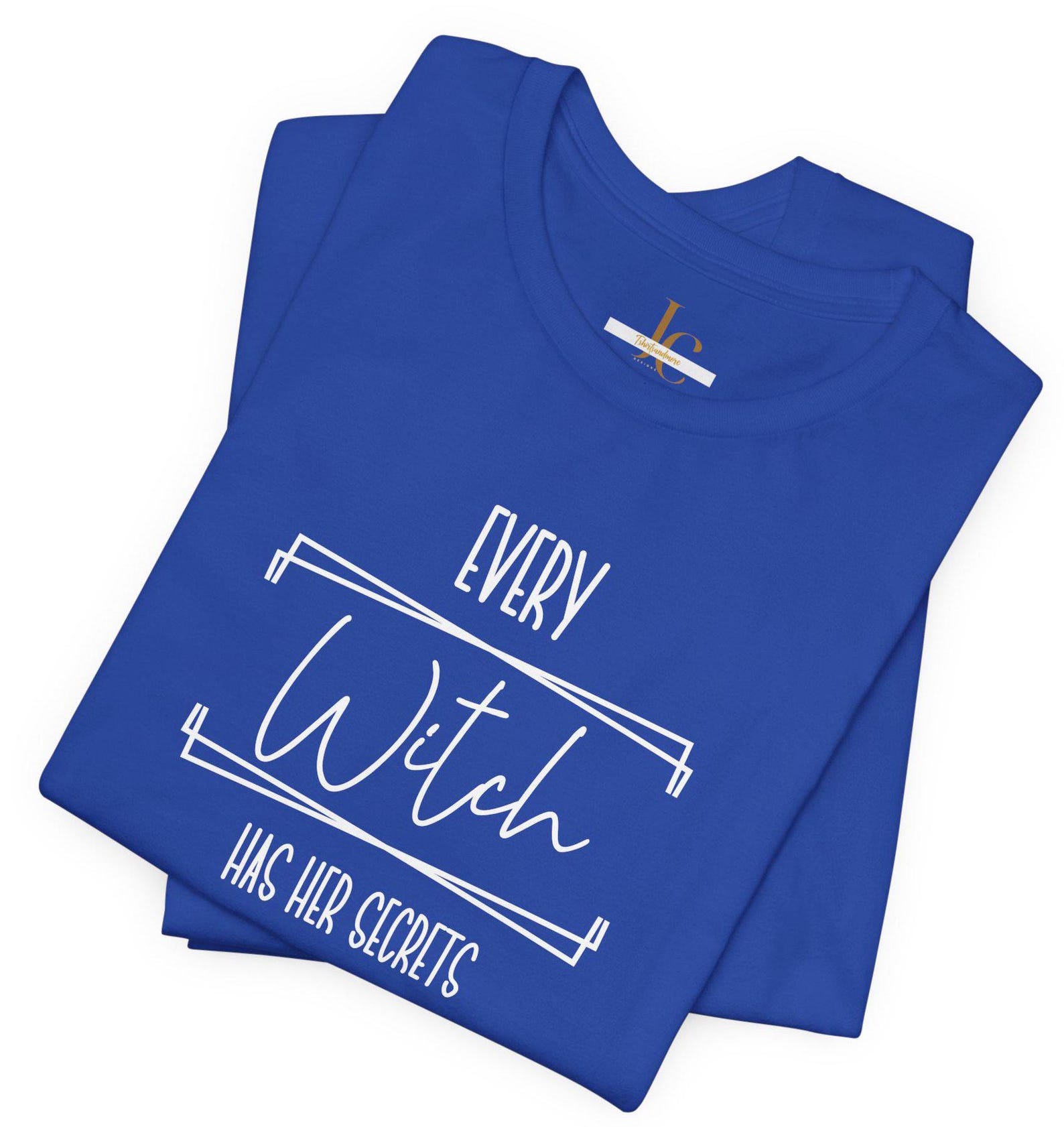 Every Witch Has Her Secrets T-Shirt: Minimalist Witchy Tee S