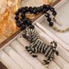 Medieval Beaded Necklace Women'S 20 Retro Bracelet Light Luxury Niche High-End Exquisite Necklace