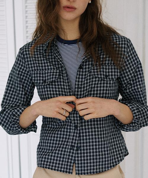 ANGELO BIANCO Willow Shirt_Check
