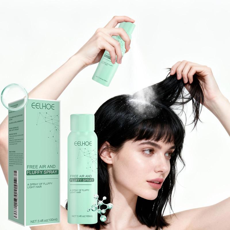 Spray per Capelli Secchi Senza Risciacquo da 100 ml, Rinfrescante e Naturale per Volume alle Radici, Texture Leggera, Controllo dell'Olio, Secchi e Puliti, Asciugatura Senza Lavaggio