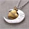 Necklaces, Valentine'S Day Ornaments, Love Moon Couple Necklaces, Pendants