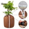 Reusable Winter Garden Fabric Flower Pot Insulation Cover, Planter Wrap with Drawstring, Oxford Anti Freeze Protection for Saplings Frost Outdoor