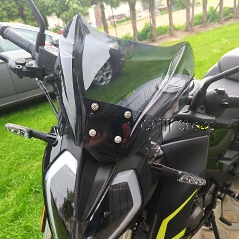 New Motorcycle Accessories Windshield Windscreen Wind Shield Deflectore For KEEWAY RKF 125 RKF125 2018 2019 2020 2021 2022