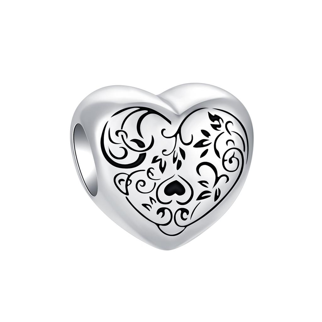 copper handle footprints back pendant charms fit original bracelet charm beads necklace Diy female jewelry High Quality