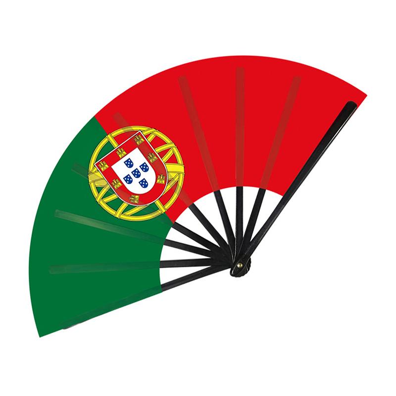 22Cm Folding Hand Fan South America 8 Country Flags Cheering Fan For Sports Events Parties And Festival Celebrations