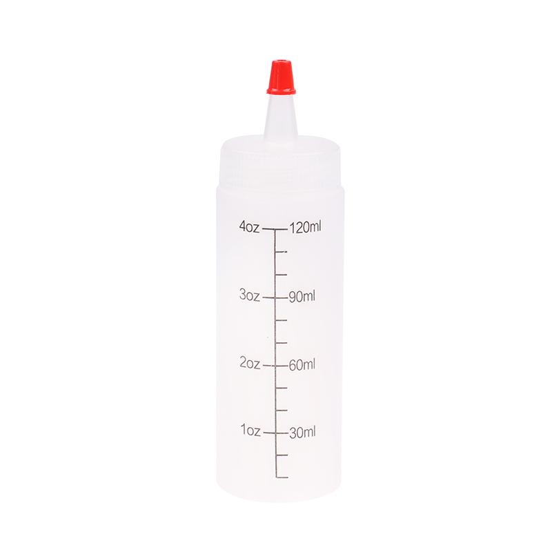 120/350/450Ml Plastic Needle-Nosed Scale Squeeze Bottle Leak-Proof For Kitchen