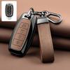 3/4/5 Button Zinc Alloy Leather Car Key Cover For Modern I30 Ix35 Kona Encino Solaris Azera Grandeur Ig Accent Santa Fe Palisade