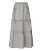 Zero Planet Pina Ribbon Long Skirt [Grey]