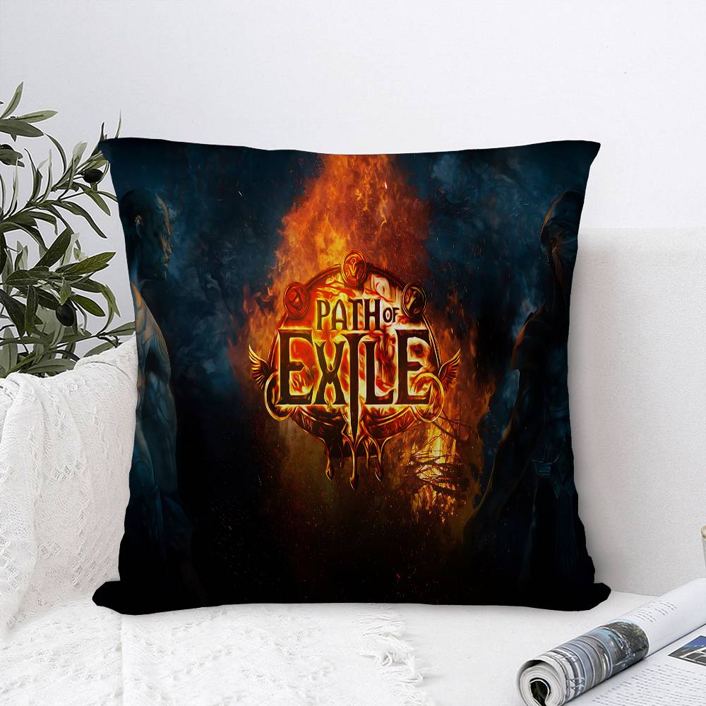 Path Of Exile Personalized Pillow Cover Kids Bedroom Wild Party Decor Pillowcase Kid Birthday Shower Gift