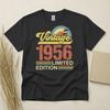 70e Verjaardag T-shirt Geboren In 1956 70 Jaar Oud Cadeaus Vintage 1956 Limited Tee