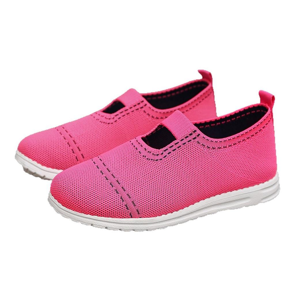 Cloth Shoes Soft Sole Sports Casual Shoes Wide Fat Feet Mother Shoes Large Size Square Dance Shoes Mesh