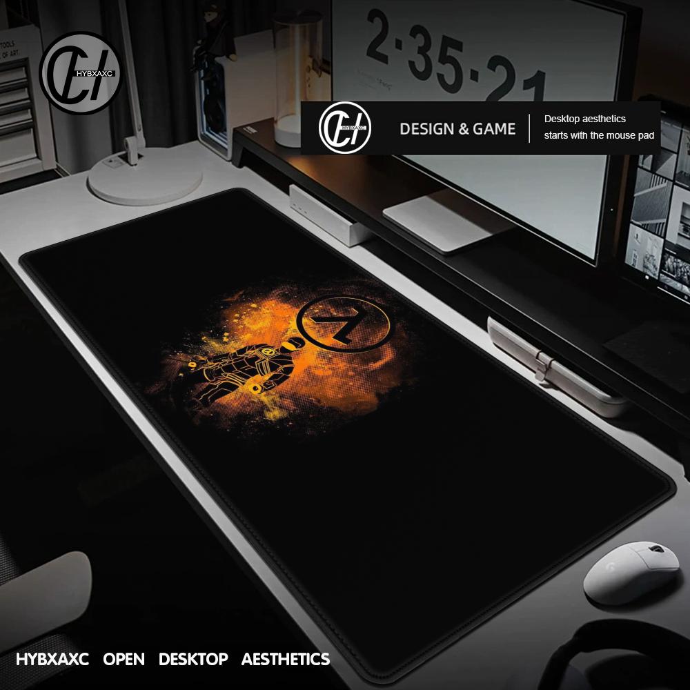 Alfombrilla de Ratón Half Life Gamer Mesa de Escritorio Juego de Mesa Oficina Trabajo Alfombrilla de Ratón XXL Antideslizante Portátil PC Accesorios de Escritorio Alfombra Gamer Esterilla de Mesa