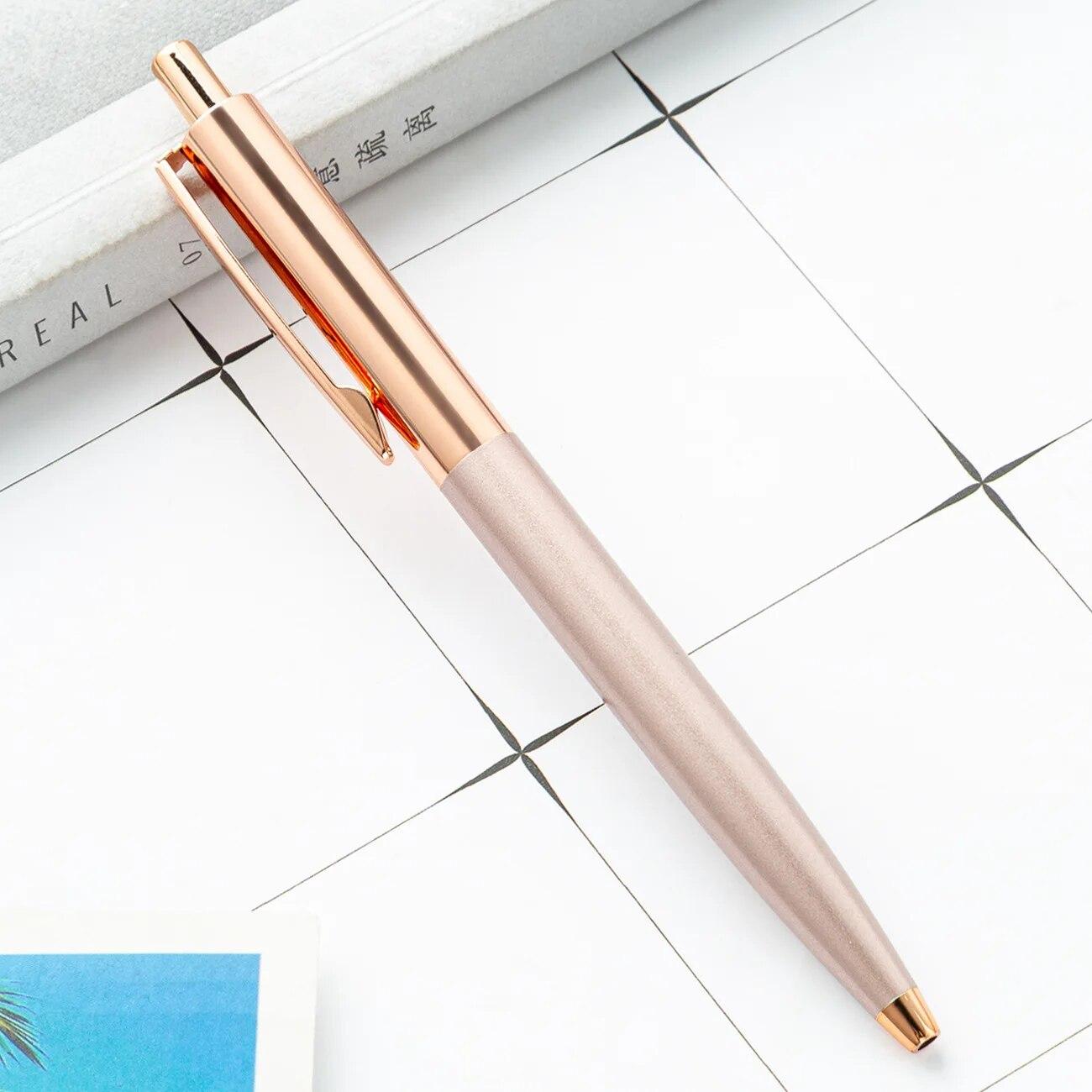 

1 шт., шариковая ручка, креативная разноцветная ручка, металлические канцелярские принадлежности, школьные и офисные принадлежности