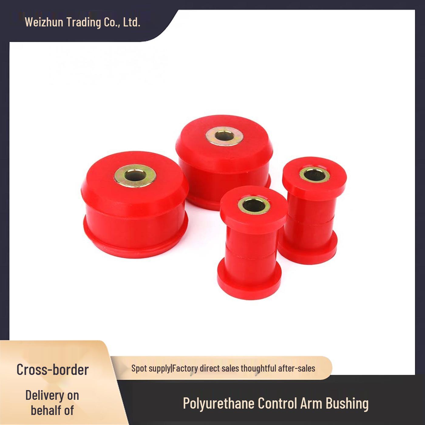 Polyurethane Front Control Arm Bushing Kit for VW Golf/Jetta MK4 (1985-2006) rosso