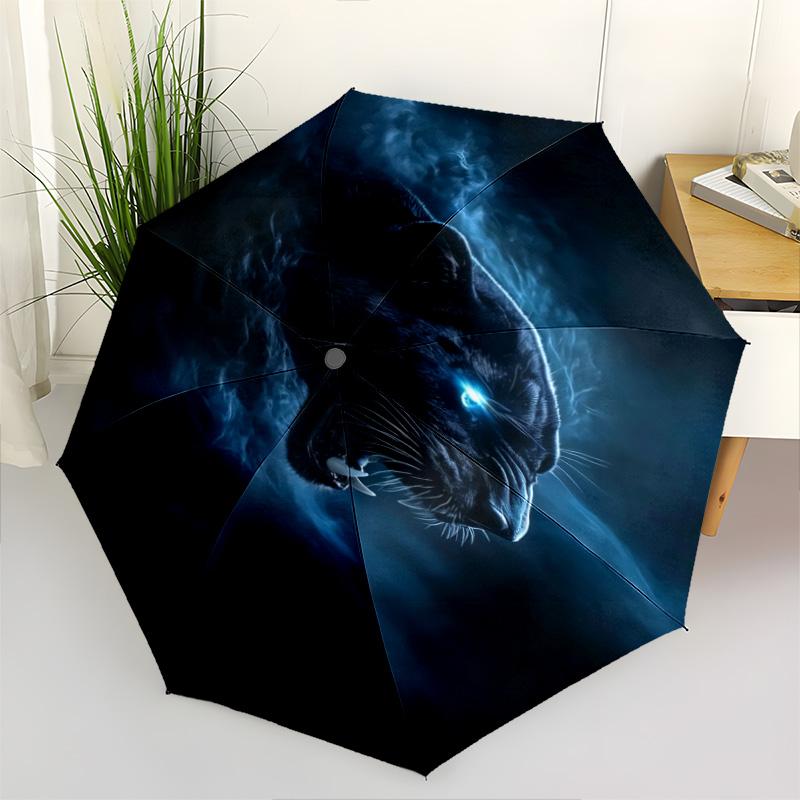 1pcAnimals cats monkeys cute turtles Umbrella Portable Folding Umbrella Iron Frame Hole Bone Structure Outdoor Home Umbrella