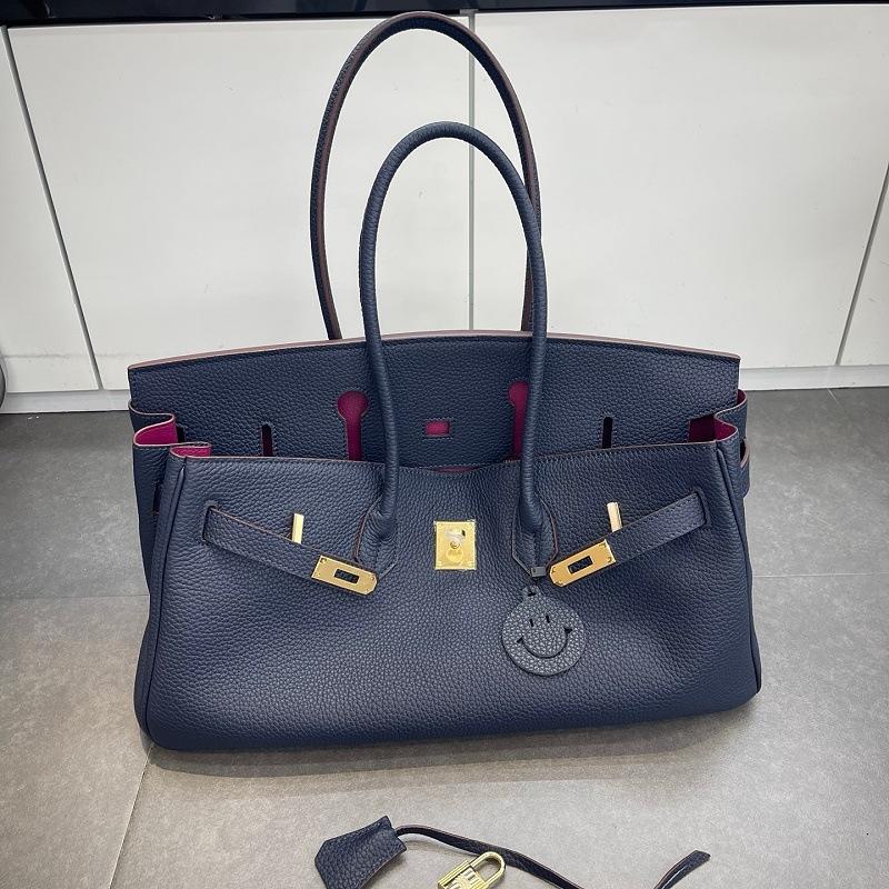 Grenzüberschreitender Trend Tasche kurze Version übergroße tragbare Schultertasche TOGO erste Schicht Rindsleder großes Fassungsvermögen Riesenpackung