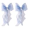 2PCS Non Drilled Curtain Clips Home Decor Curtain Tieback Romantic Bow Curtain Tie  Home Decor