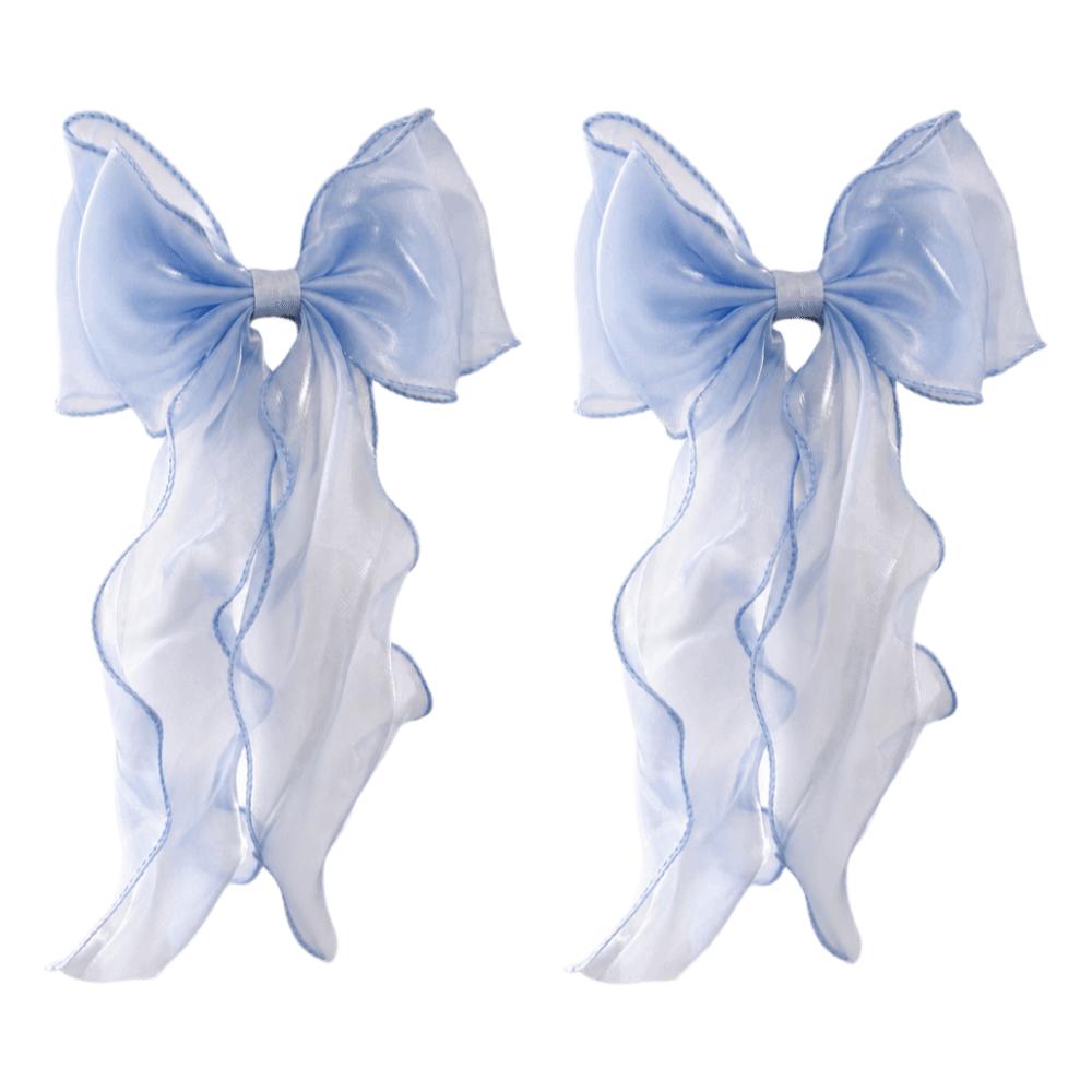 2PCS Non Drilled Curtain Clips Home Decor Curtain Tieback Romantic Bow Curtain Tie Home Decor
