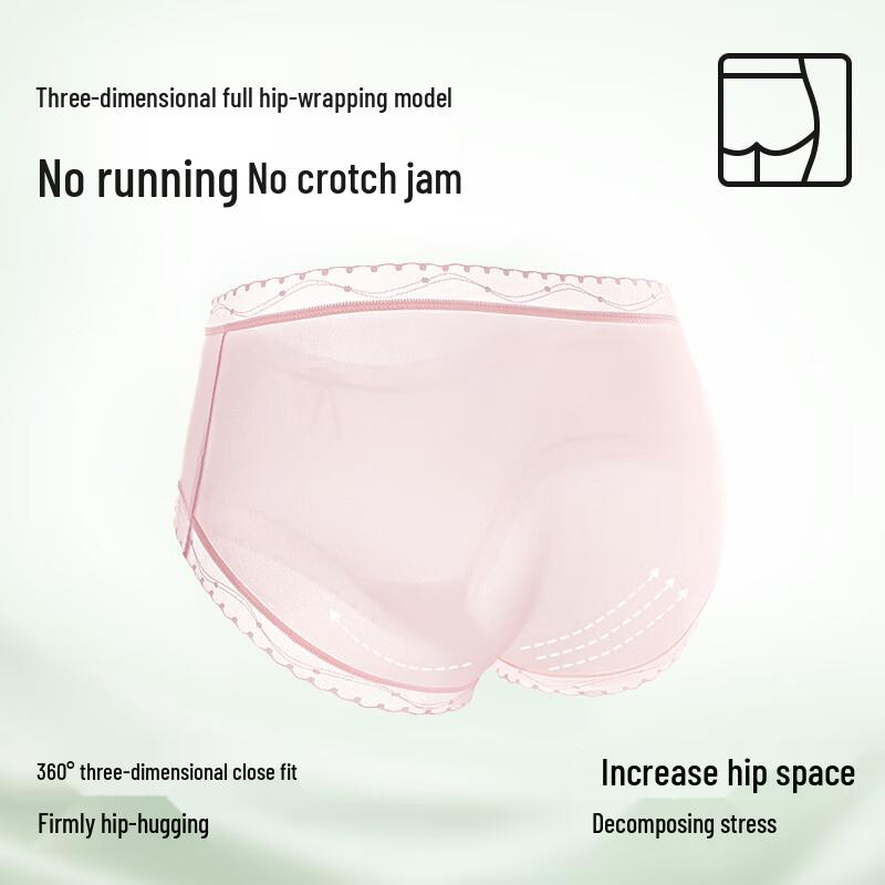 Oudifen Women's 7A Antibacterial Seamless Briefs