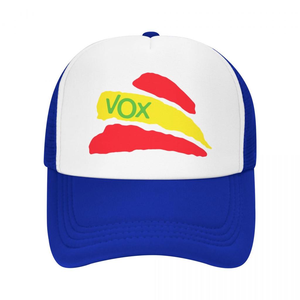 Vox Kšiltovka Trucker s španělskou vlajkou Outdoorová Dámská Unisexová Nastavitelná Španělsko Politická strana Baseballová čepice Letní klobouky Baseballová čepice