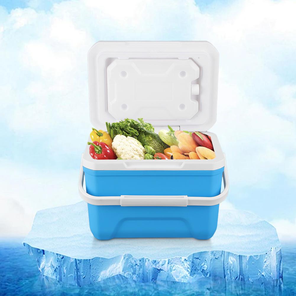 6L Camping Kühlbox Tragbarer Thermo-Inkubator Kühlschrank Picknick Lunchbox Eiskübel Auto Eistruhe Outdoor zum Grillen Angeln