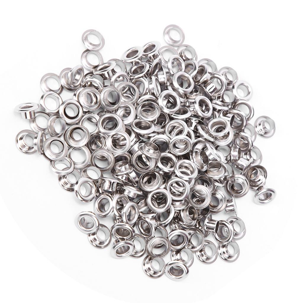 100 Set Brass Eyelet Clothing Bag Accessory Double Side 4mm Eyelet Grommet Kit