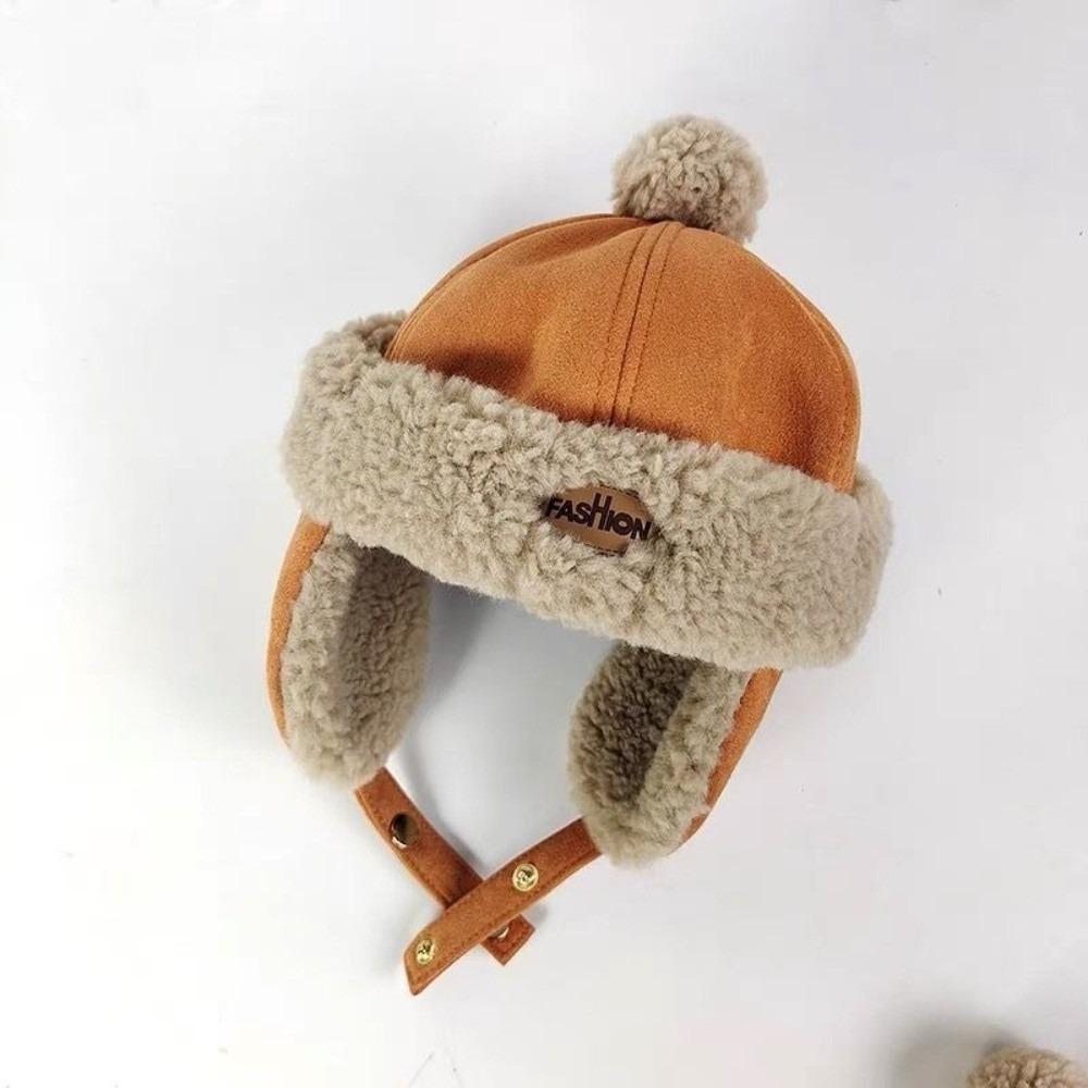 Cute Kid Lei Feng Hat Fleece-Lined Ear Protection Cap New Warm Hat Children