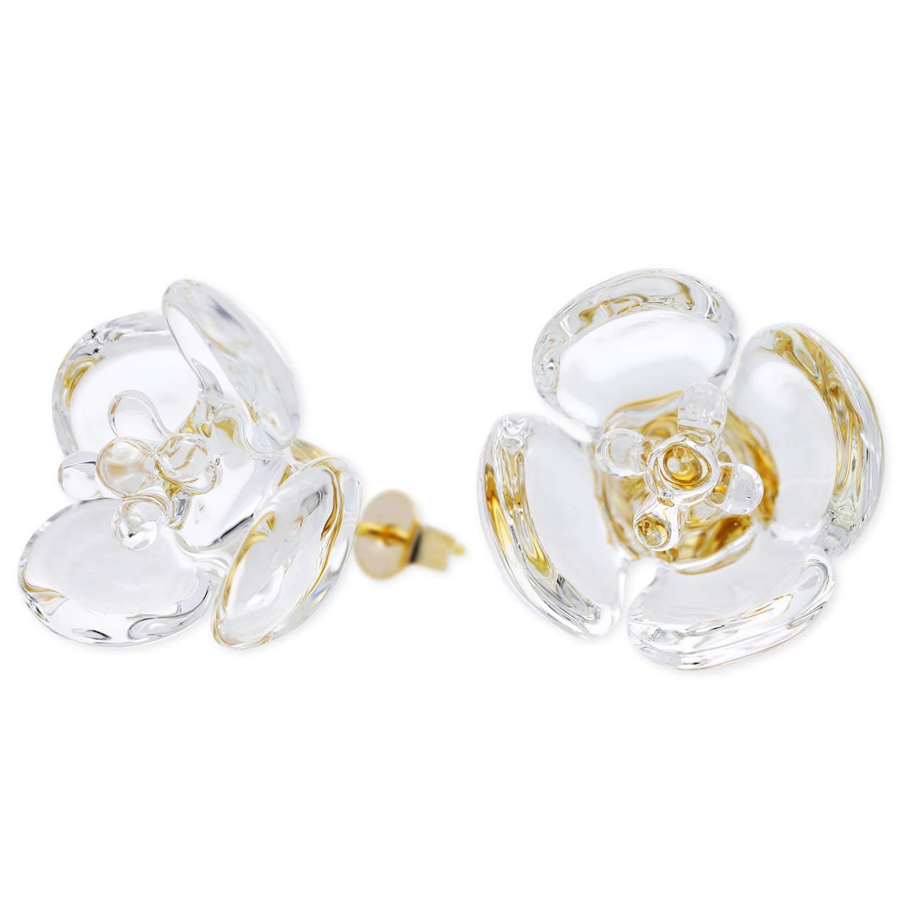 

Lampwork HARIO Lampwork Factory Glass Earrings for Simple [HARIO Factory] Women, Girlfriend, Present, Birthday, Anniversary,