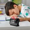 LED Digital Alarm Clock 180° Arm Projection Alarm Clock USB Charging Wake Up FM Radio Time Projector for Students Office Worker