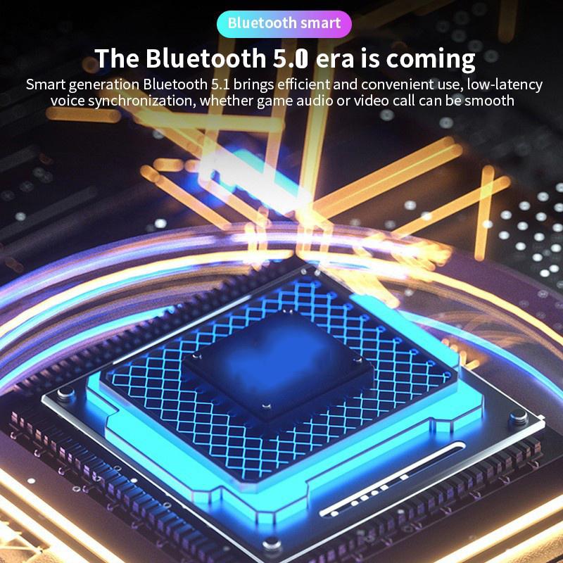 Wireless Bluetooth5.0 Headphone Long Standby Business Earphone with Microphone Waterproof Sport Bluetooth Headset