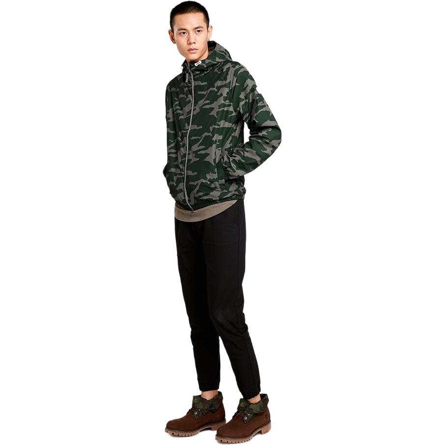Timberland Outdoor Short Hooded Casual Jacket Men jackets Camouflage A1LRG-N27