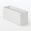 MUJI Recyceltes Polypropylen Aktenordner Standard Weiß B10 x T32 x 83904388 Box, Typ, 1/2 Größe, Grau, Ca.. H12cm,