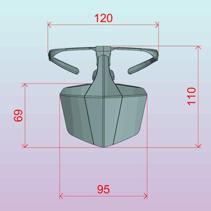 Protective Mask Spectacle Type Splash Proof Anti Droplet Quarantine ...