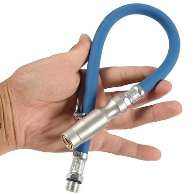 Automobile Air-filling Tire Pressure Gauge Tube Self-locking Tire Pressure Gun Gauge Inflation Extended Tube 9.5/12.5mm