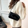 Glossy Patent Leather Fashion Underarm Bag Simple Light Luxury Texture Crossbody Bag Women's  New Commuter Small Square Bag